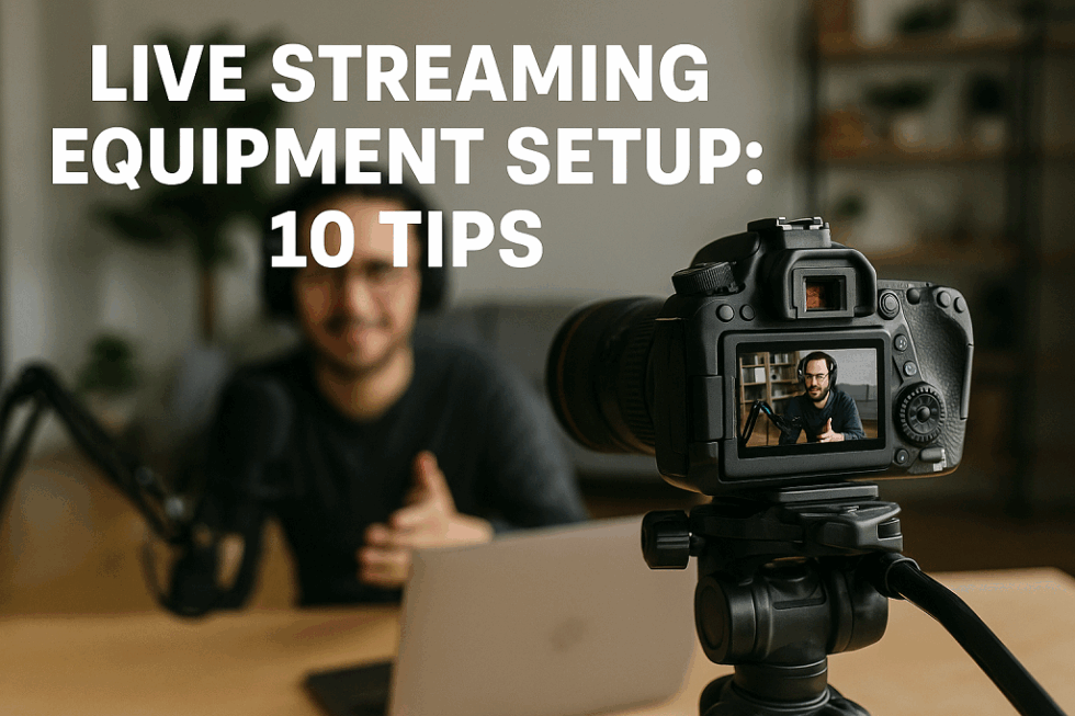 Live Streaming Equipment Setup: 10 Tips