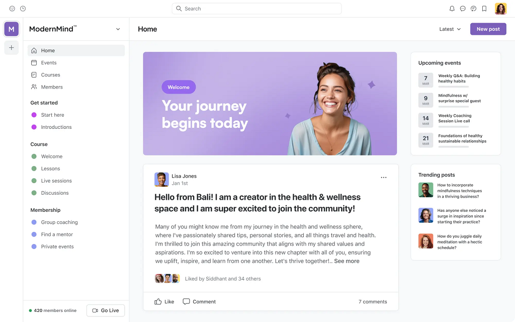 Circle Interface