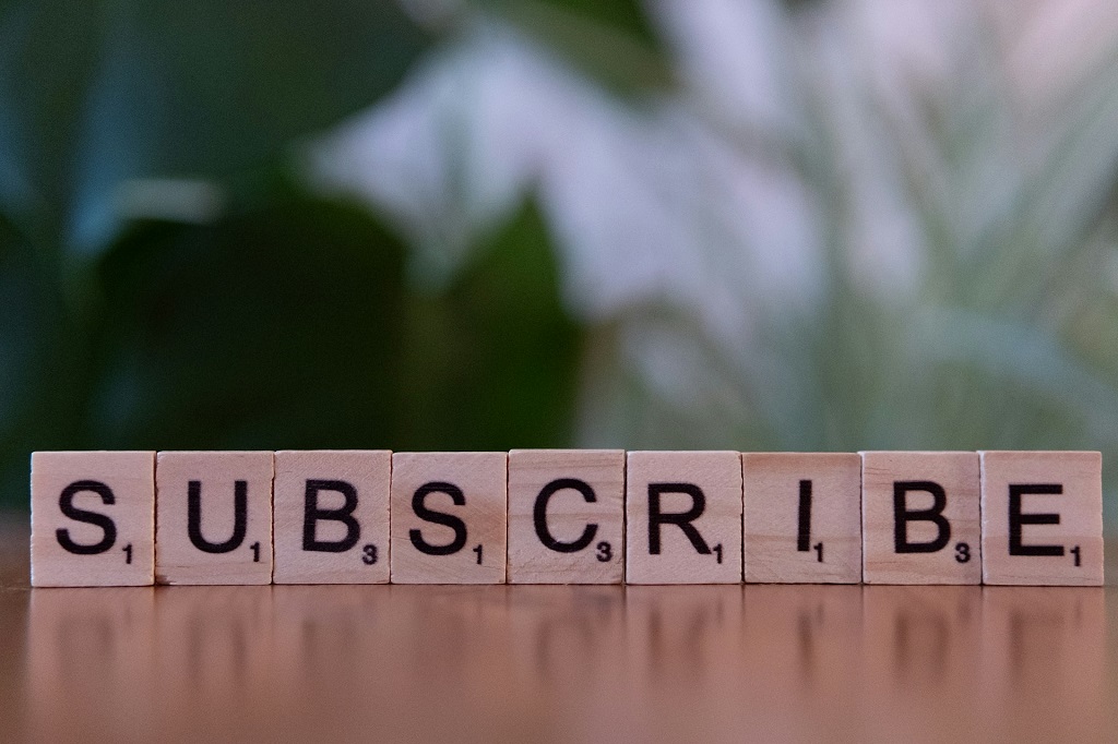 Subscribe button