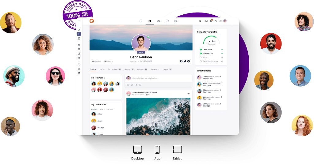 Buddy Boss Interface