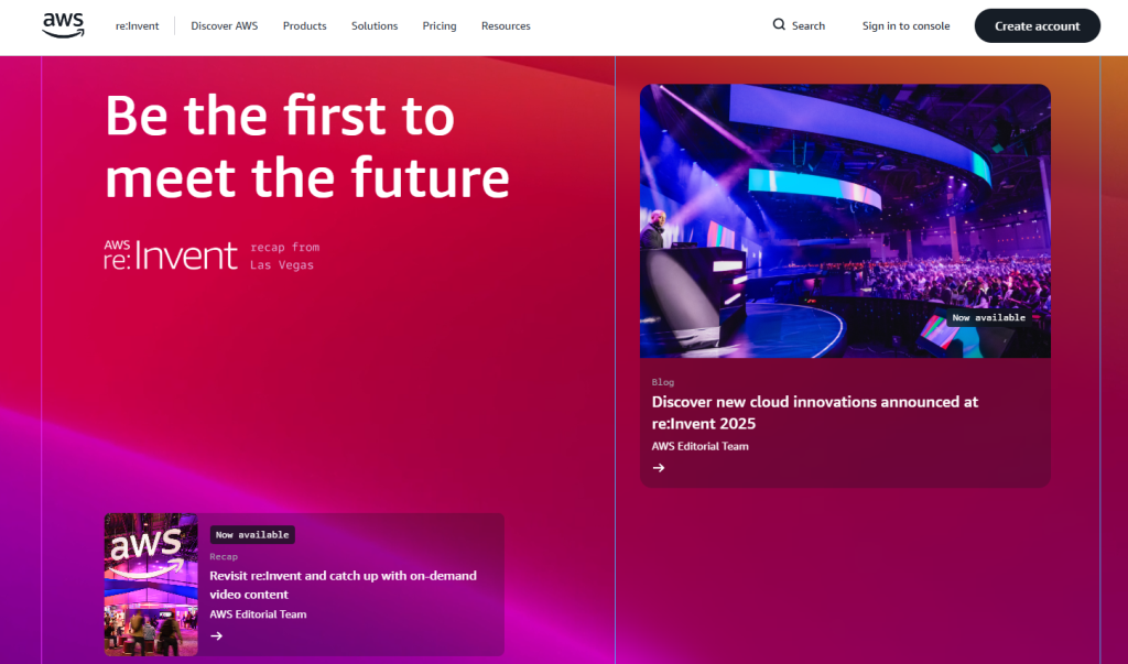 Amazon CloudFront website