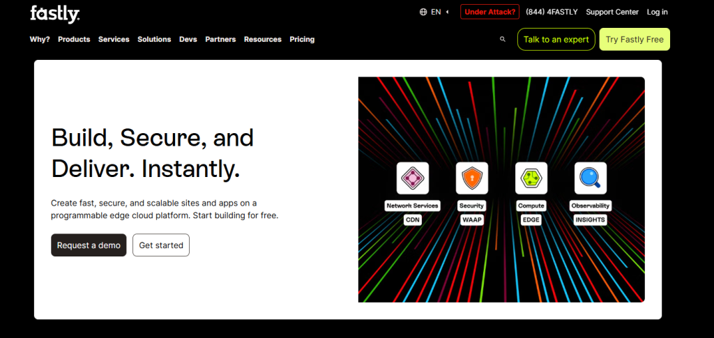 Fastly website