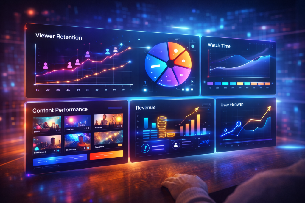 vod software dashboard