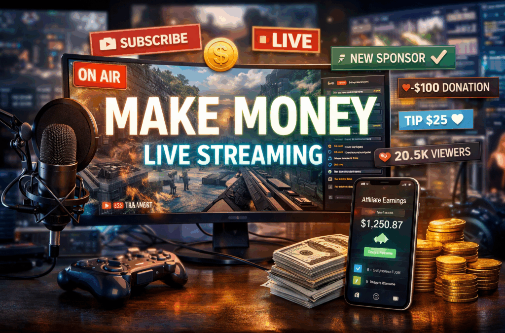 how to make money streaming video games