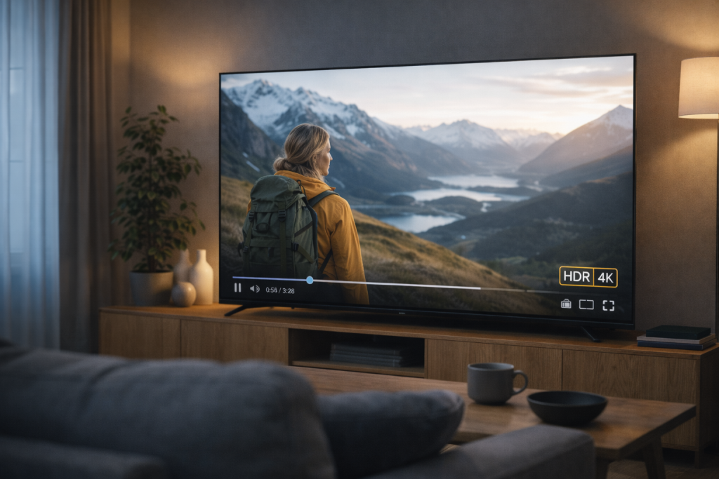 Smart TV video playback