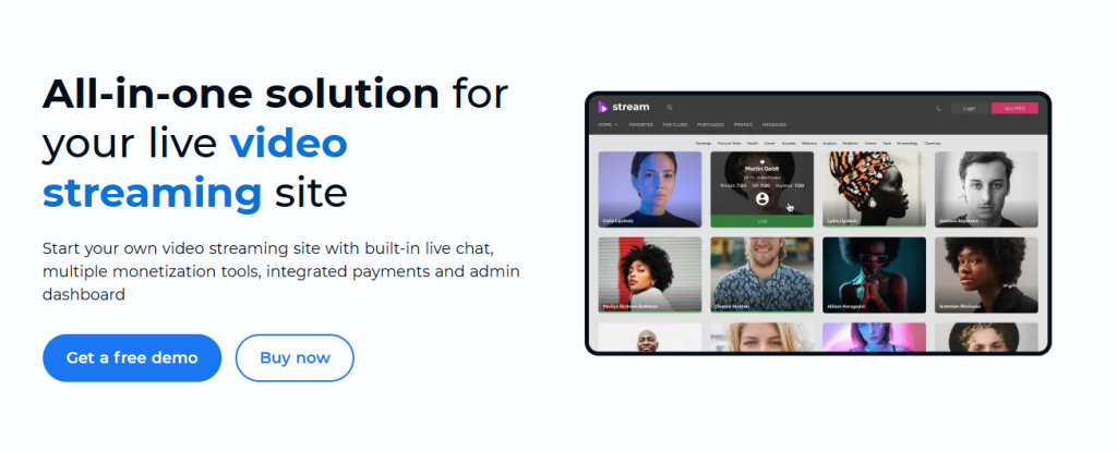 streaming with Scrile Stream