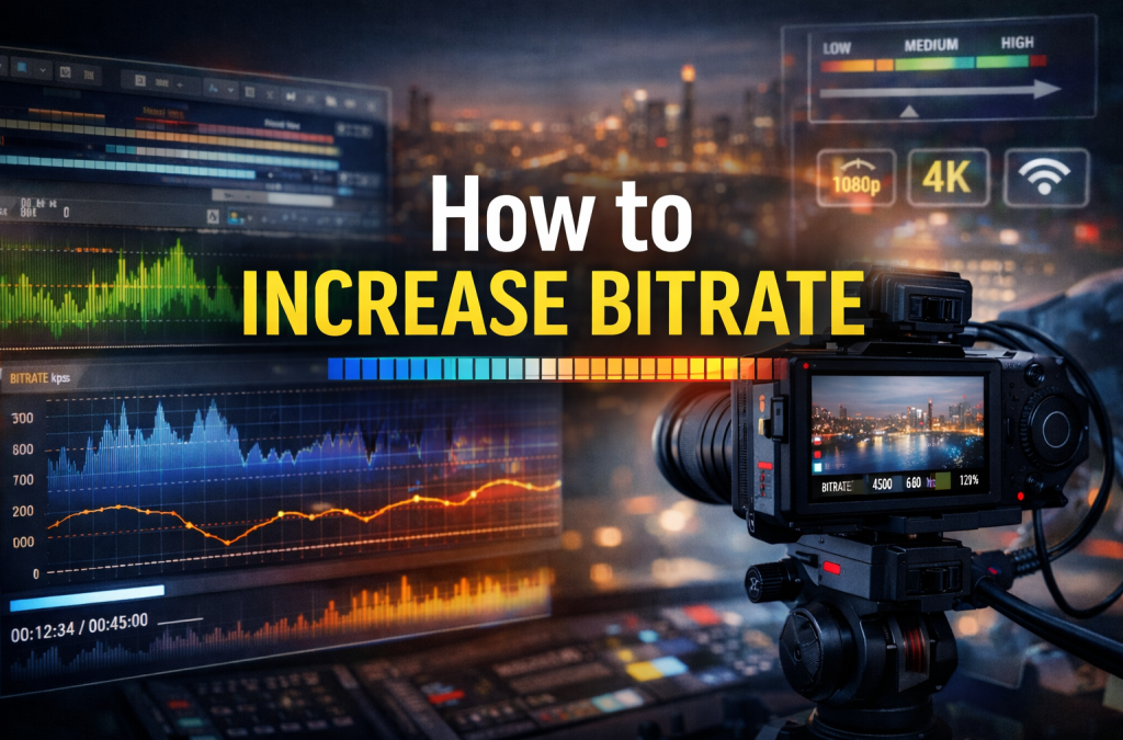 how to increase bitrate