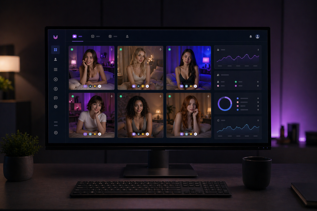 webcam platform interface