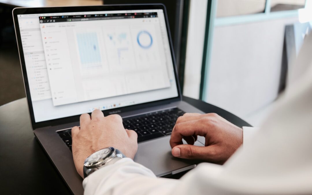 Founder reviewing platform analytics and business metrics before choosing an Adult Script Pro alternative