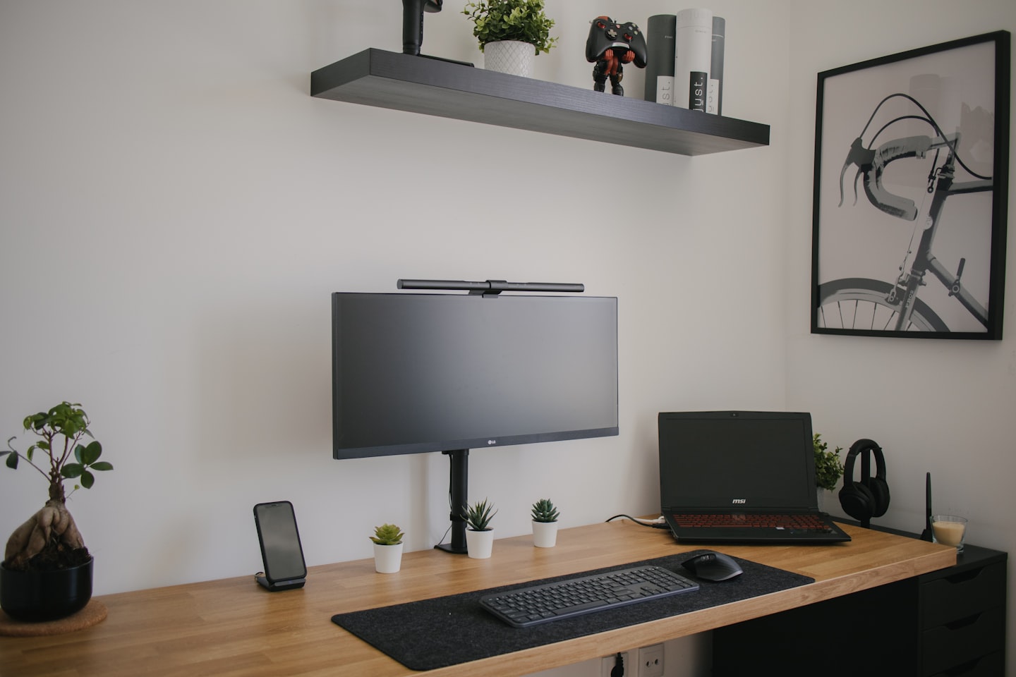Modern creator workspace with monitor setup for live streaming and audience engagement