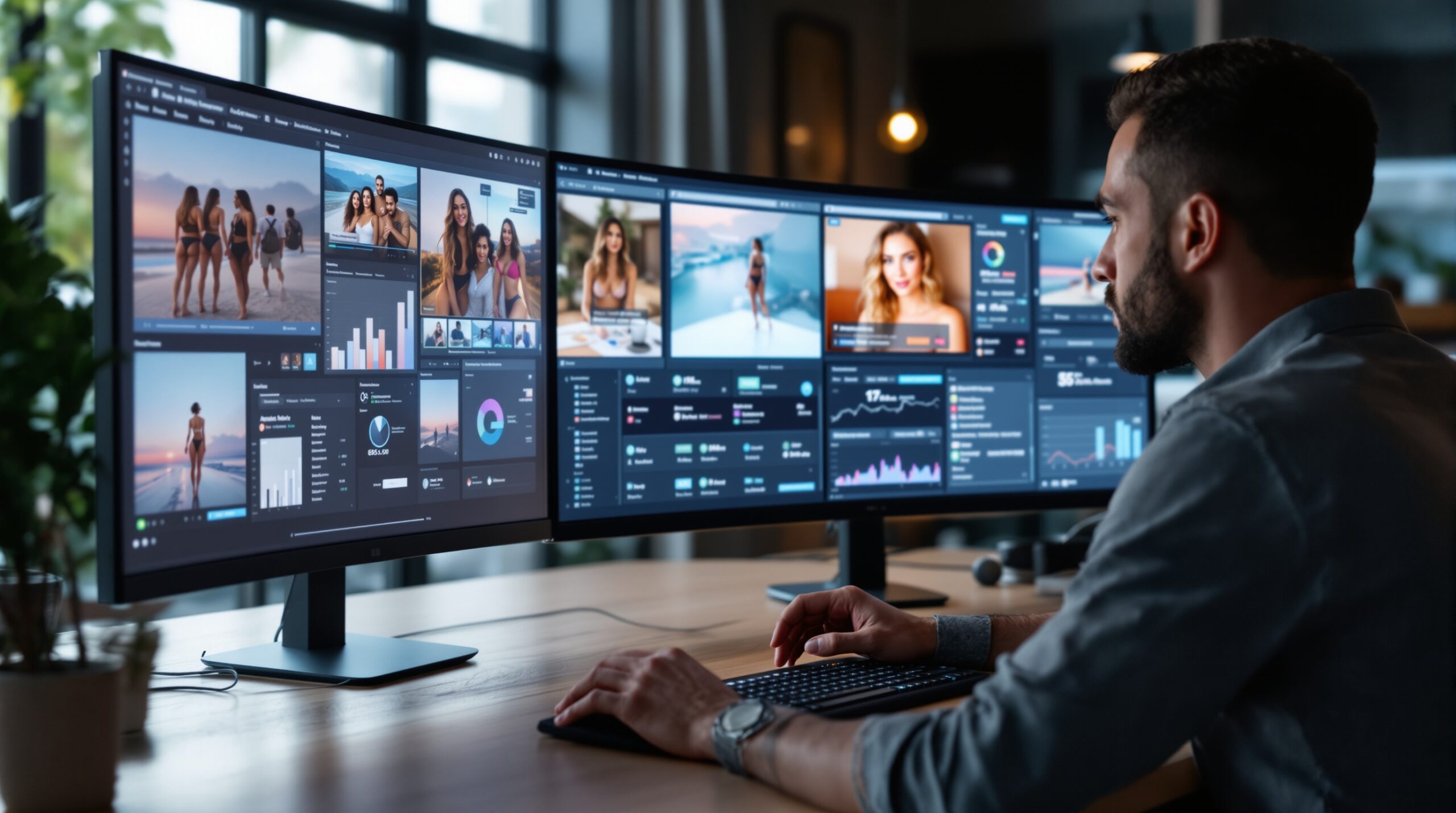 Clean video software interface showing the core workflow for building a streaming service