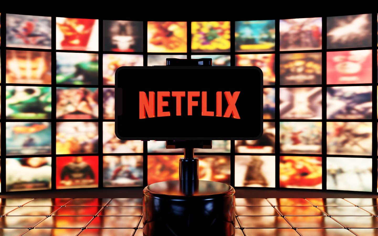 Streaming analytics screen showing audience retention and performance data for an OTT platform