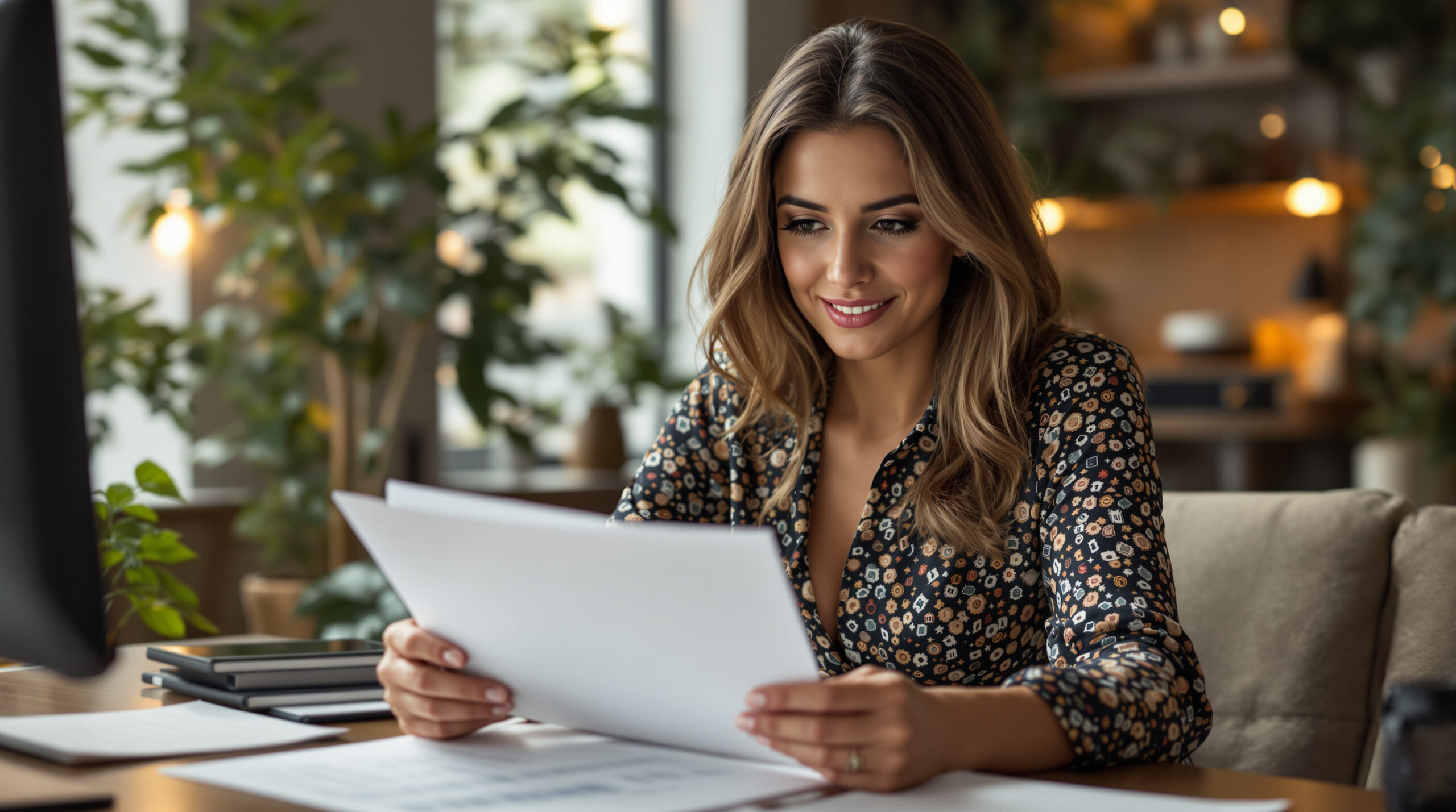 Creator reviewing a camming business plan before a home broadcast