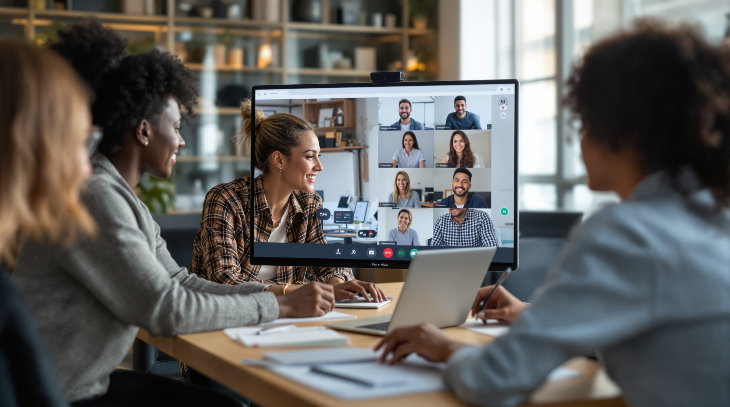 Product team conducting an interrupted live-video proof-of-concept