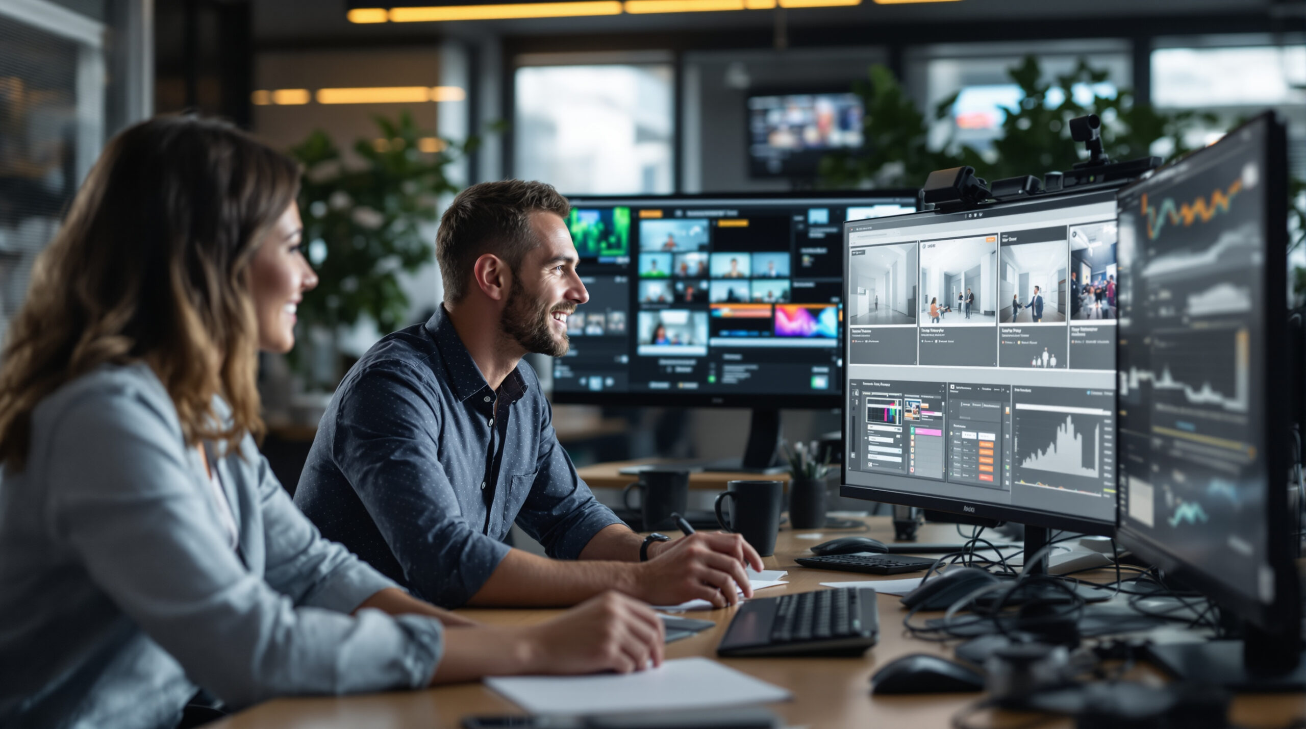 Operations team reviewing a commercial streaming launch workflow