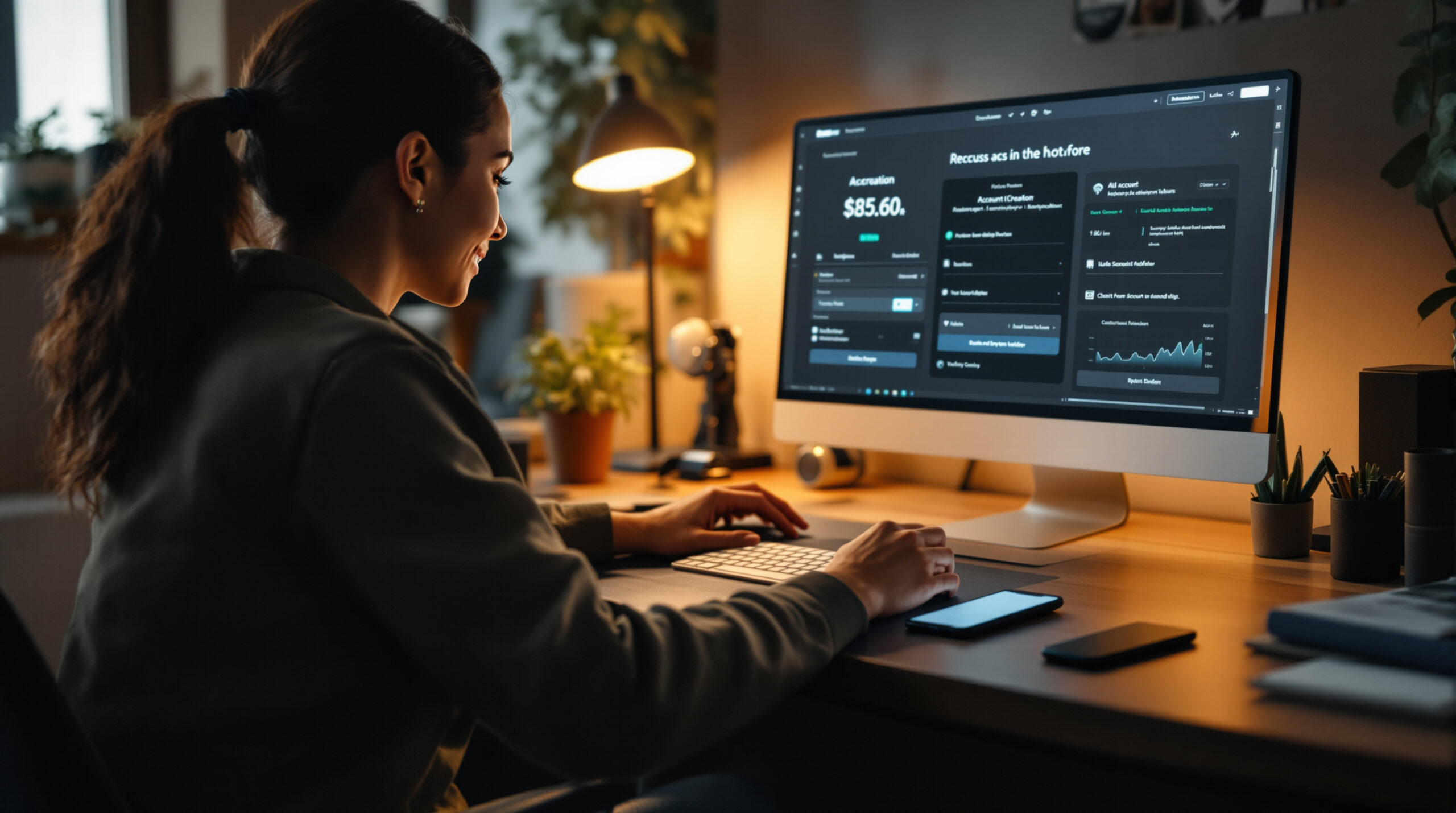 Mobile product interface for account access