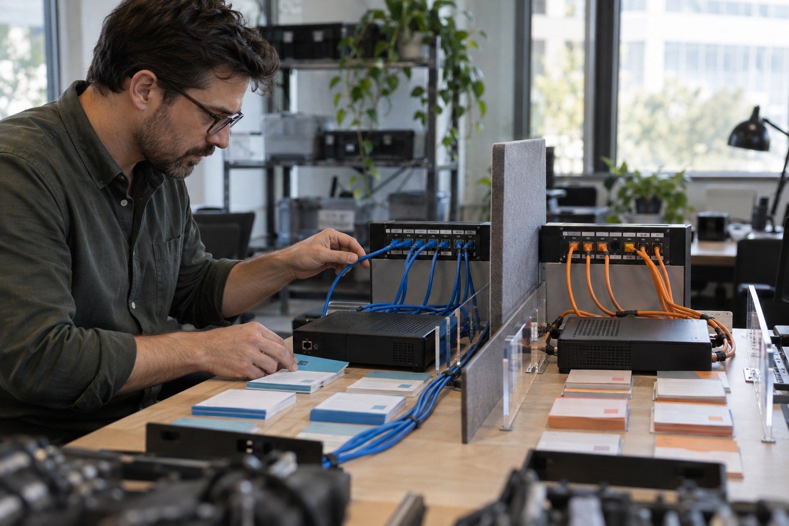 Security reviewer checking separate streaming tenant workflows