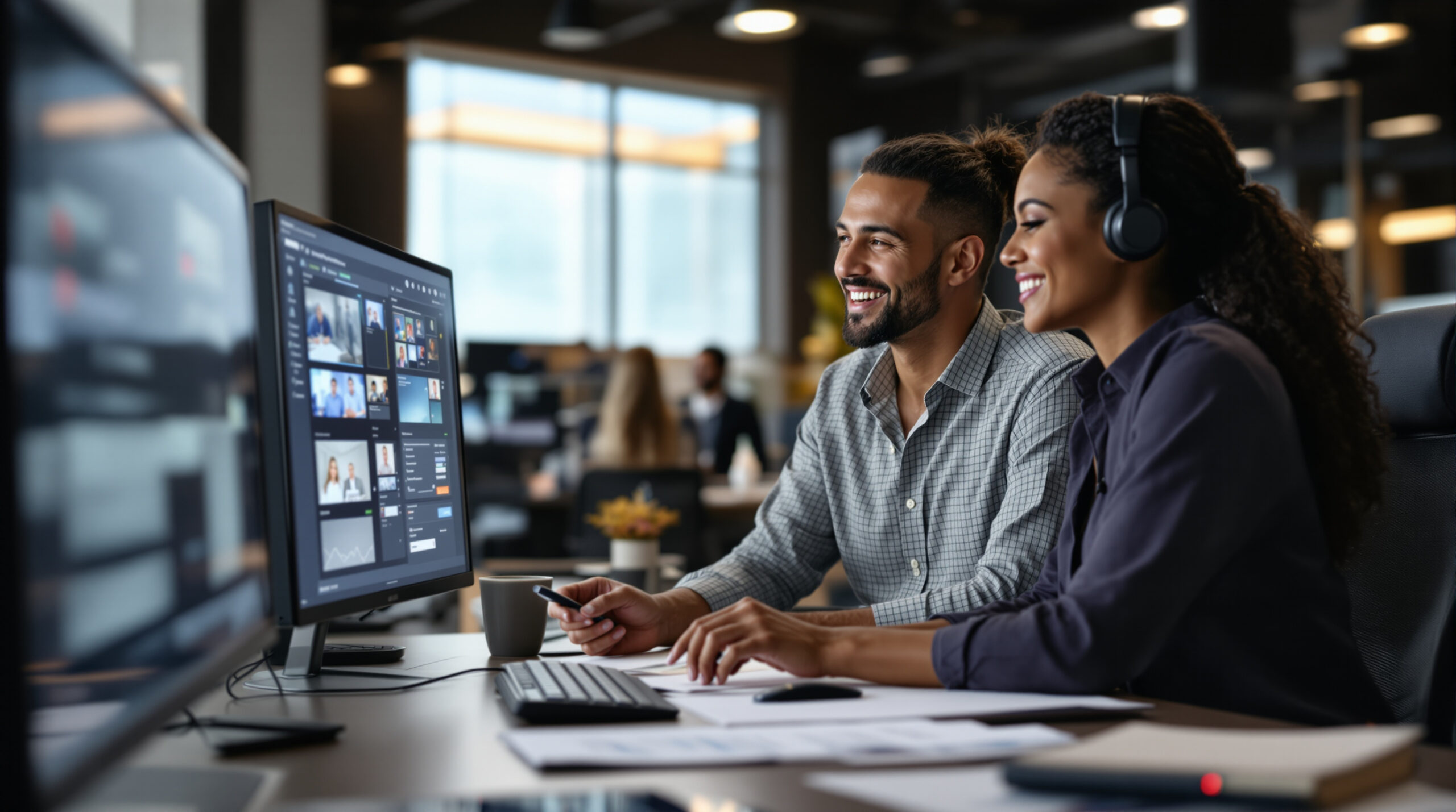 Platform operator and creator evaluating broadcast windows together