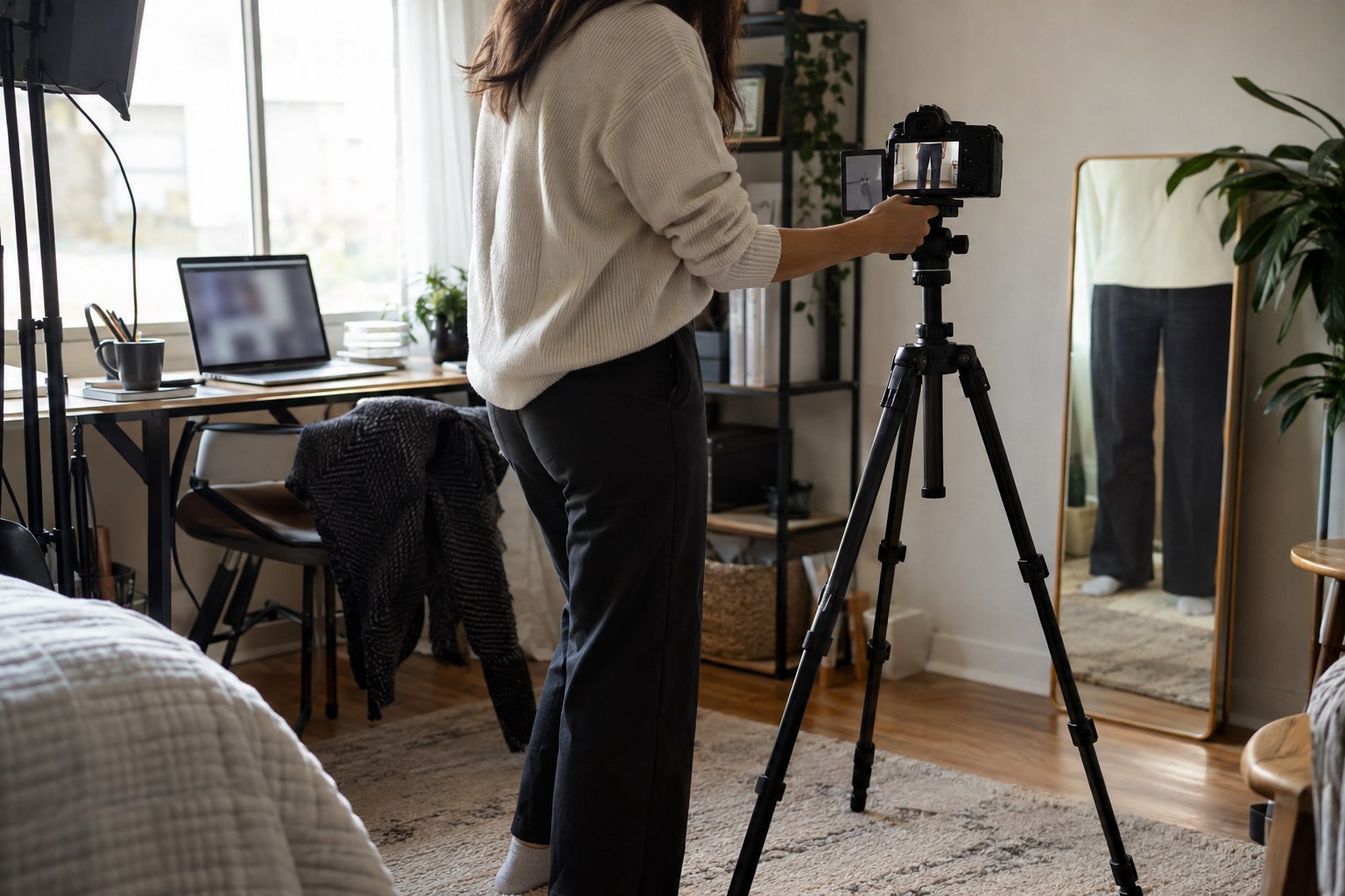 Platform operator testing an anonymous private video session