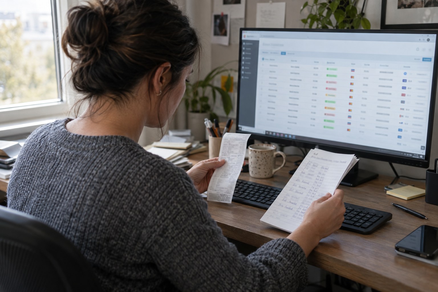 Online payment and subscription management screen